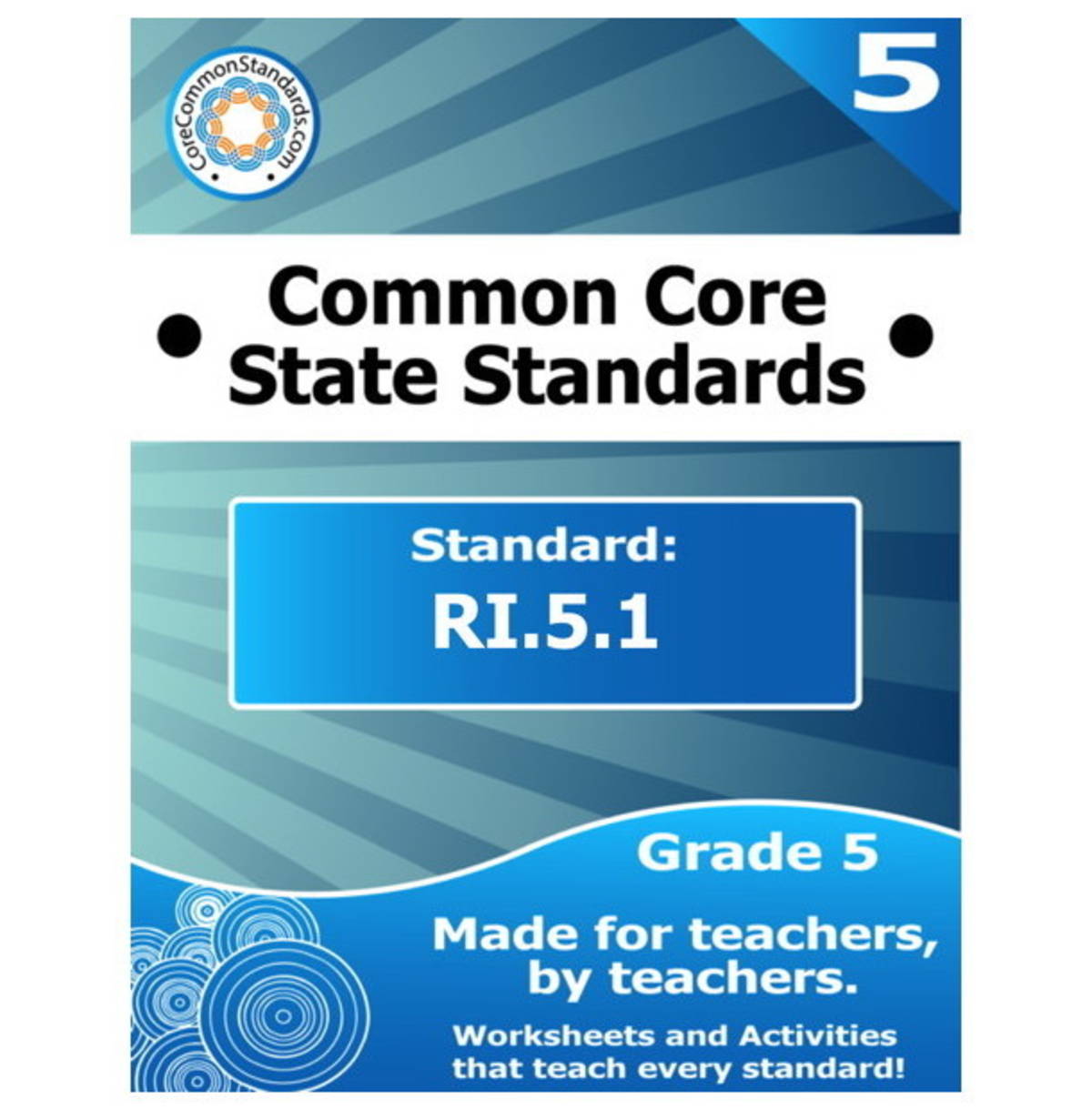 An educational teaching resource from Have Fun Teaching entitled RI.5.1 Fifth Grade Common Core Lesson downloadable at Teach Simple.