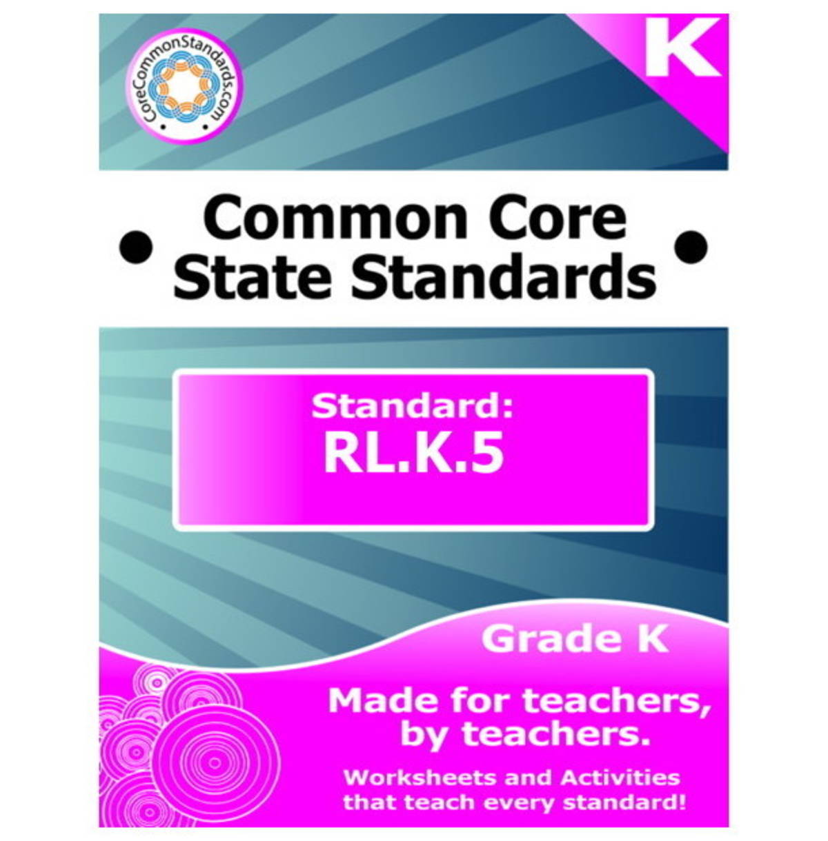 An educational teaching resource from Have Fun Teaching entitled RL.K.5 Kindergarten Common Core Lesson downloadable at Teach Simple.
