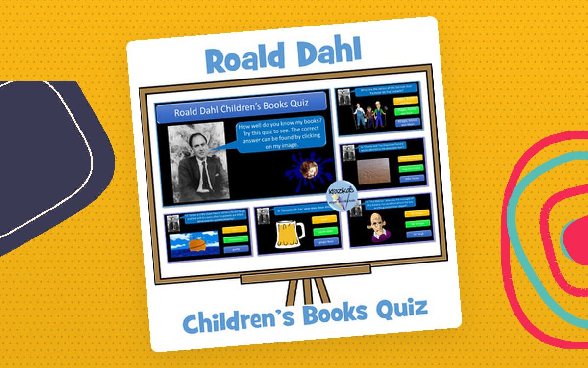 An educational teaching resource from Inspire and Educate By Krazikas entitled Roald Dahl Children's Books Quiz downloadable at Teach Simple.