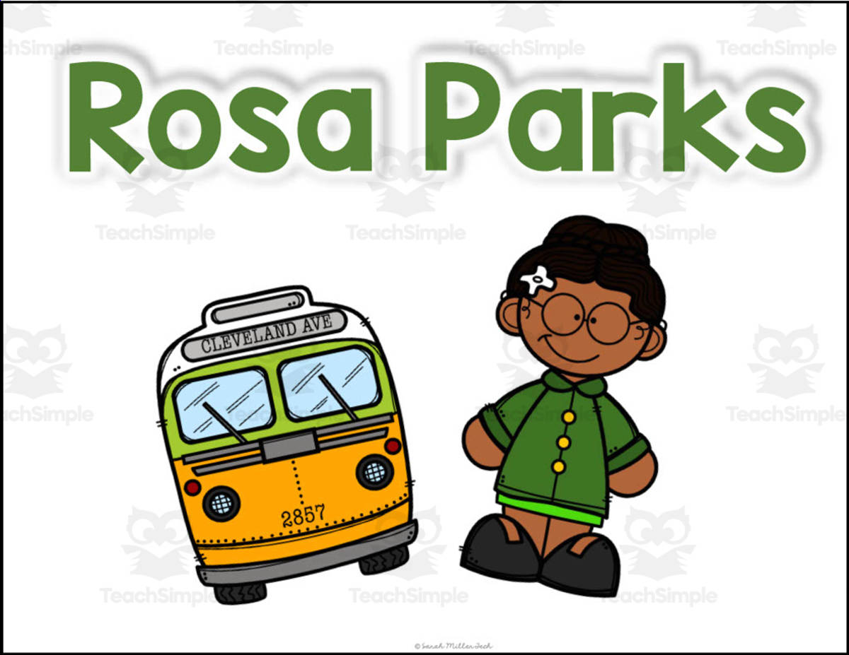 An educational teaching resource from Sarah Miller Tech entitled Rosa Parks Timeline Cut and Paste downloadable at Teach Simple.