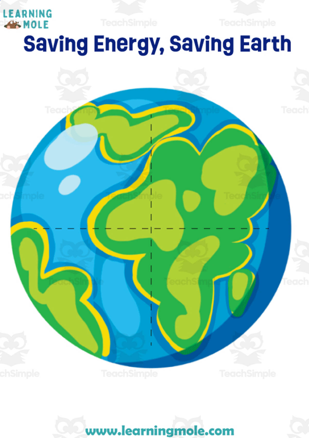 An educational teaching resource from Educational Voice entitled Saving Energy Activity downloadable at Teach Simple.