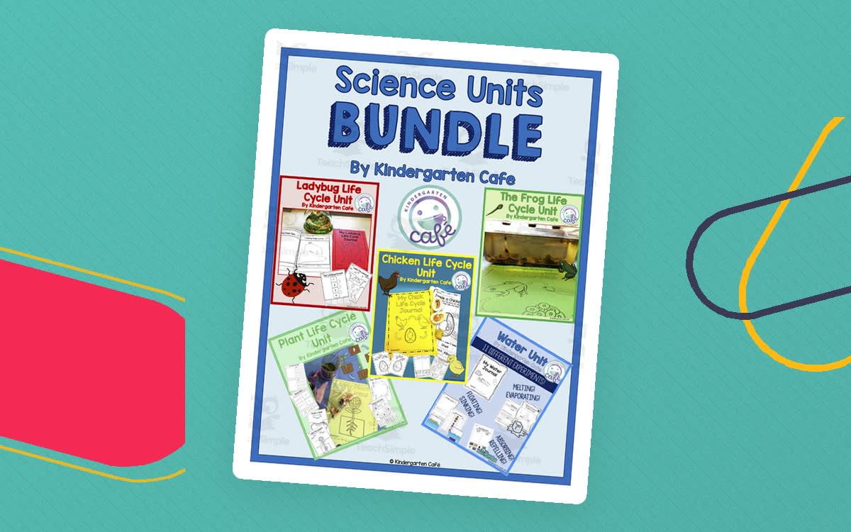 An educational teaching resource from Kindergarten Cafe entitled Science Units Bundle | Readers, Journals & Activities downloadable at Teach Simple.