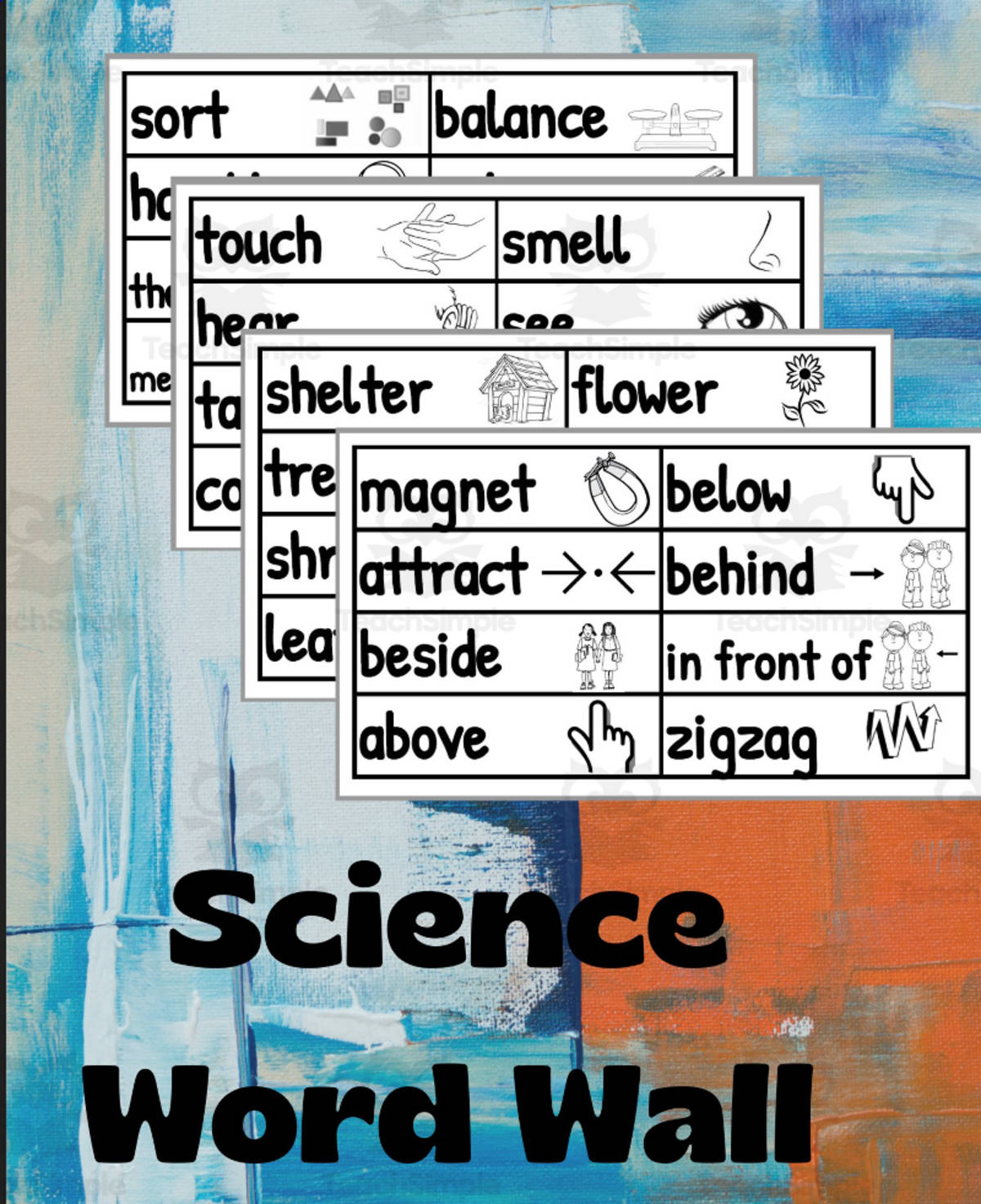 An educational teaching resource from Rodriguez's Resources entitled Science Word Wall downloadable at Teach Simple.