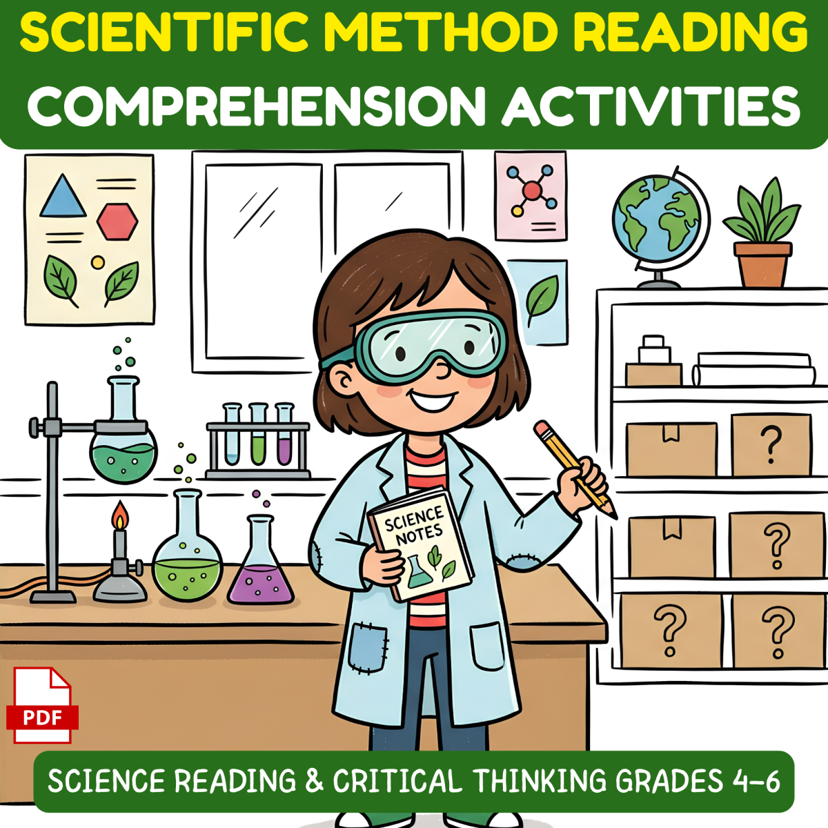 An educational teaching resource from learnMix entitled Scientific Method Reading Comprehension Passages with Questions downloadable at Teach Simple.
