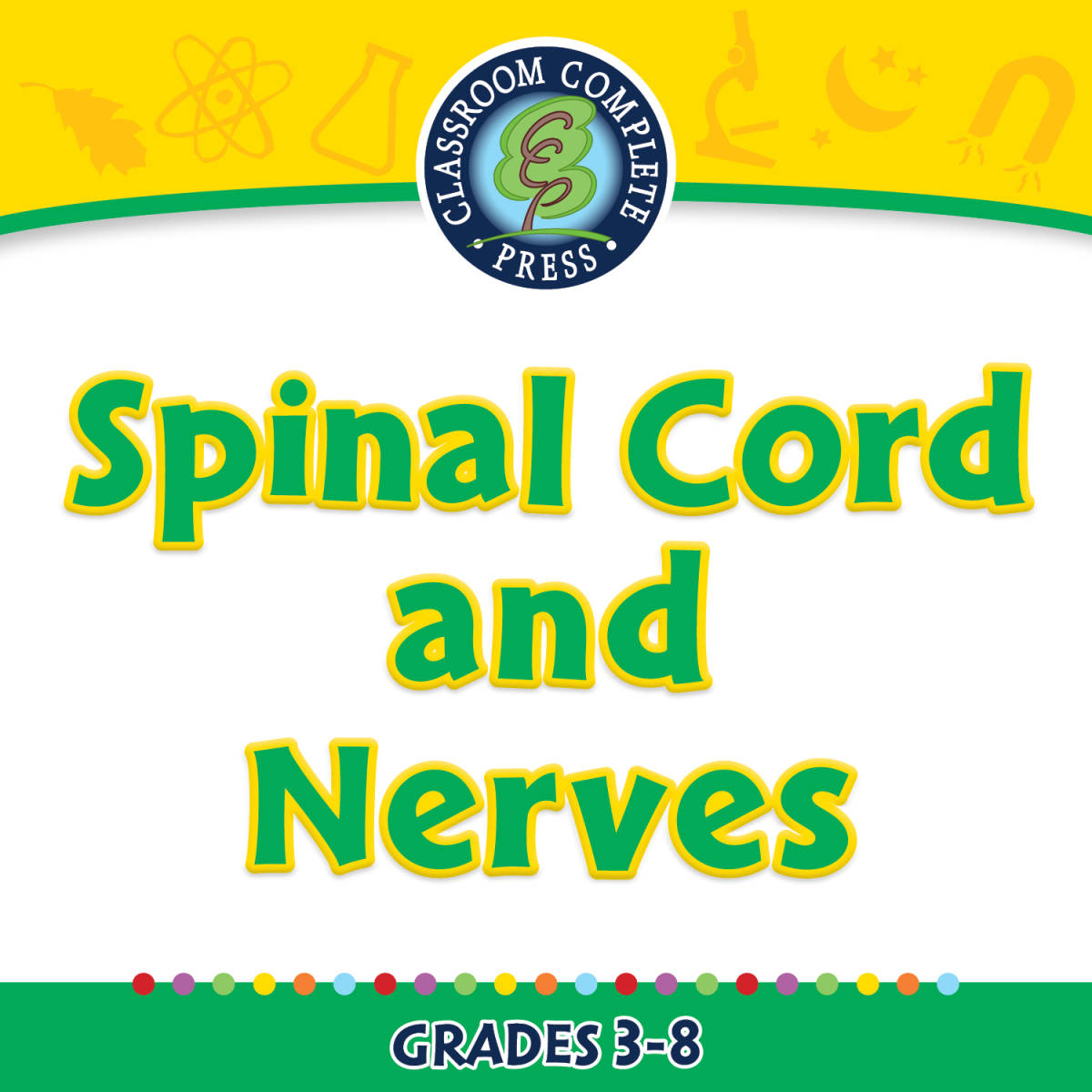 An educational teaching resource from Classroom Complete Press entitled Senses,Nervous & Respiratory Systems: The Nervous System - Spinal Cord and Nerves - FLASH-PC downloadable at Teach Simple.