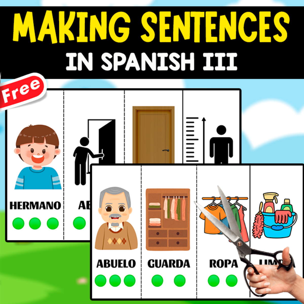 An educational teaching resource from EDITORIAL LAURA EDUCA entitled SENTENCE STRUCTURE IN SPANISH | VOLUMEN III downloadable at Teach Simple.