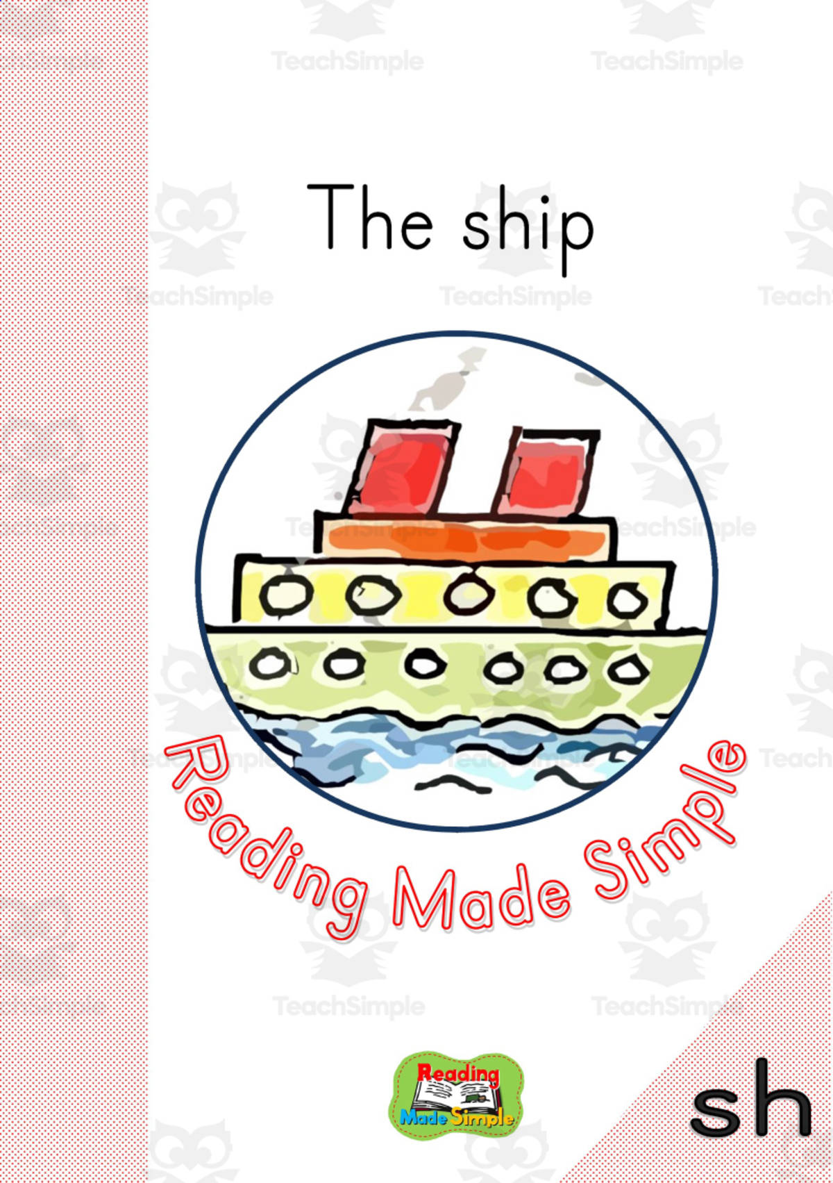 An educational teaching resource from Lilibette's Resources entitled sh Phonic Reading Book Level 1: 6 downloadable at Teach Simple.