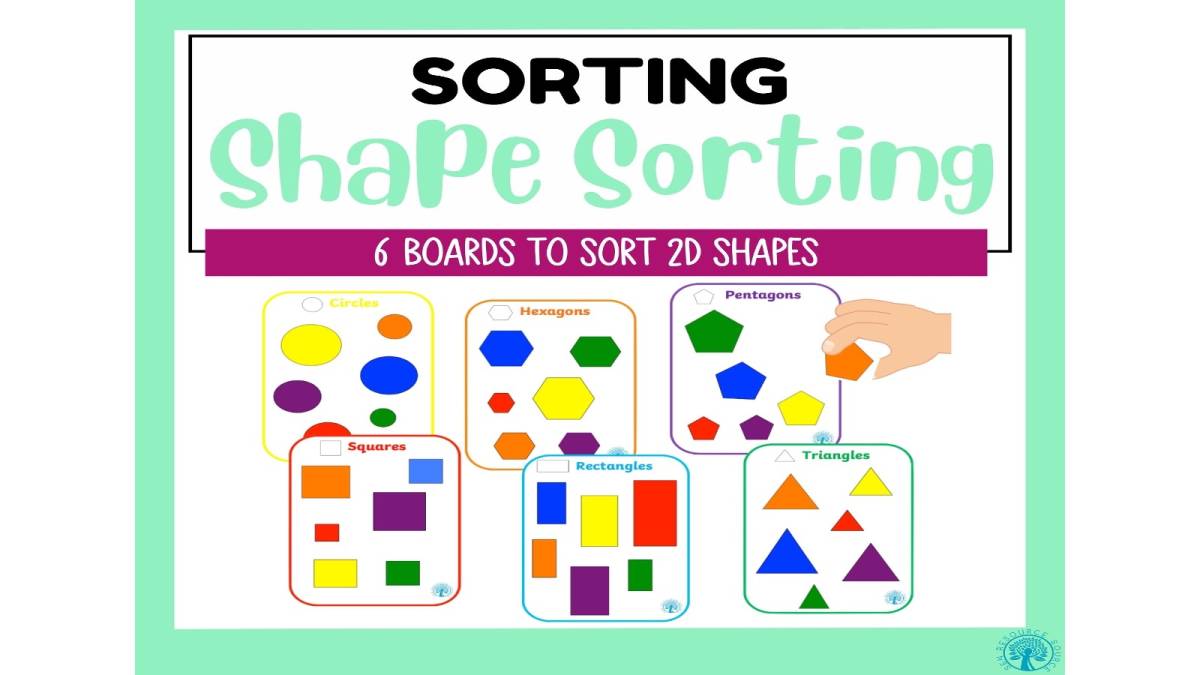 An educational teaching resource from SEN Resource Source entitled Shape Sorting Activity downloadable at Teach Simple.