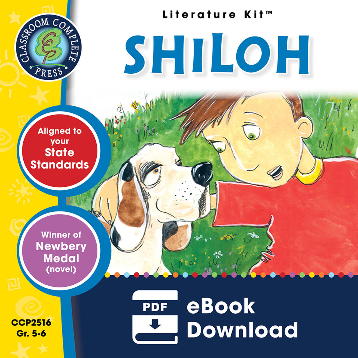 An educational teaching resource from Classroom Complete Press entitled Shiloh - Literature Kit Gr. 5-6 downloadable at Teach Simple.