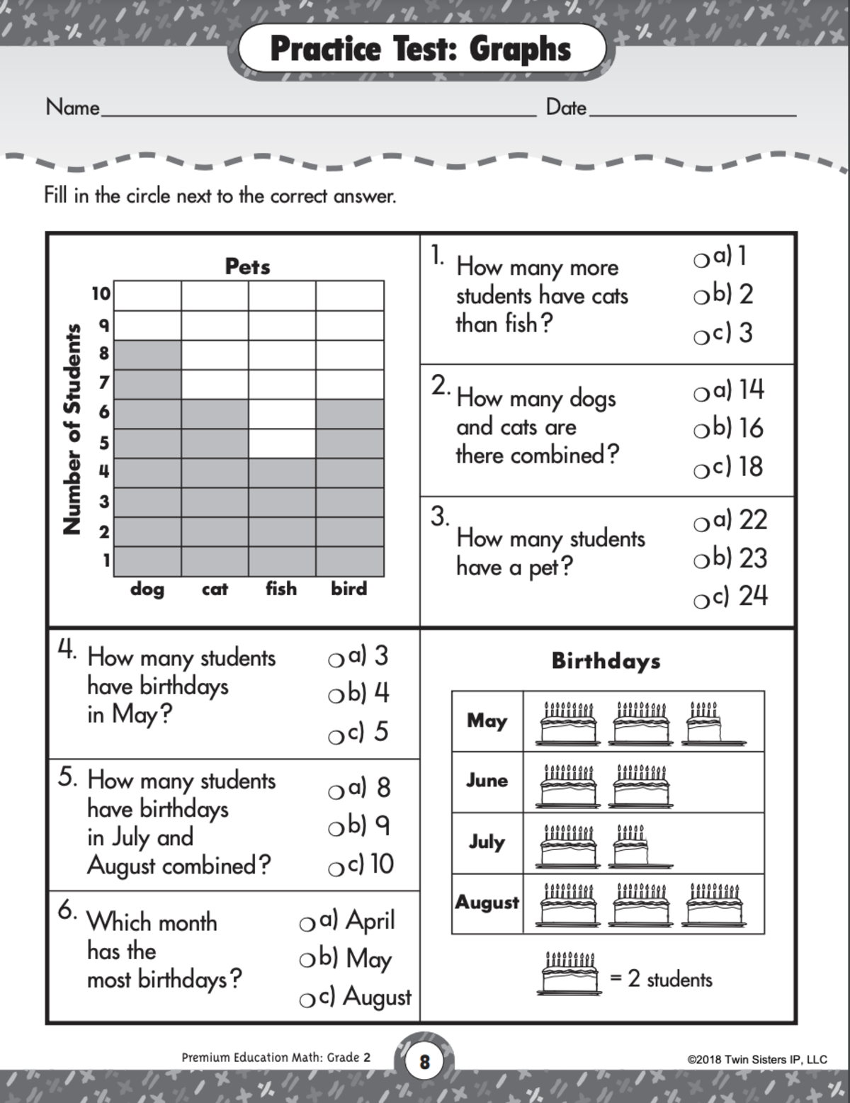 An educational teaching resource from Twin Sisters Digital Media entitled Single and 2-Digit Addition and Subtraction Printable Workbook downloadable at Teach Simple.