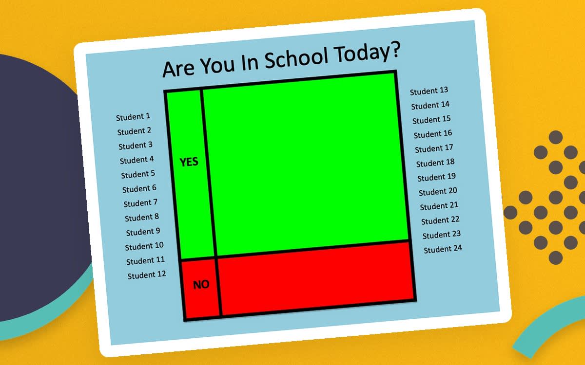 An educational teaching resource from Have Fun Teaching entitled Smartboard Attendance Checker downloadable at Teach Simple.