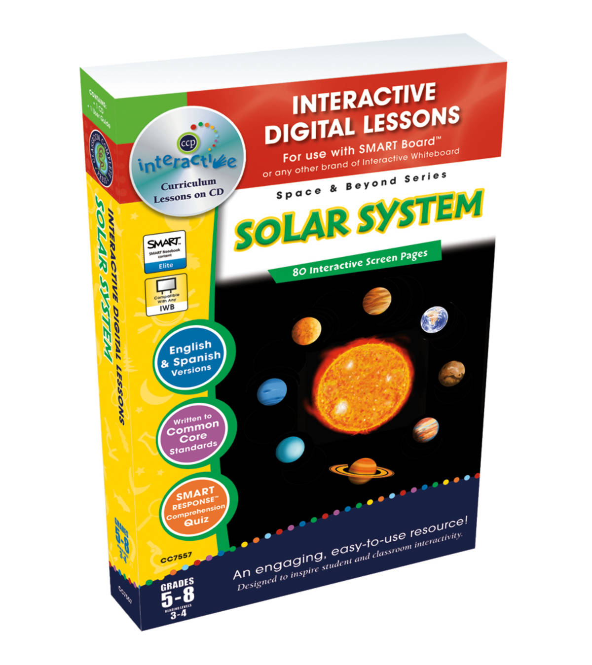 An educational teaching resource from Classroom Complete Press entitled Solar System - Digital Lesson Plan Gr. 5-8 - FLASH-PC downloadable at Teach Simple.