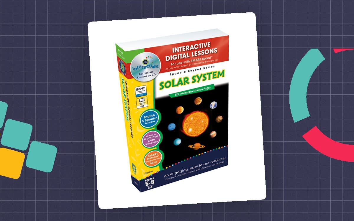 An educational teaching resource from Classroom Complete Press entitled Solar System - Digital Lesson Plan Gr. 5-8 | MAC Software downloadable at Teach Simple.