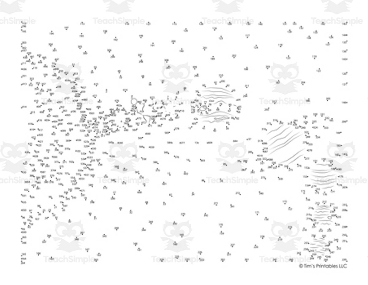 An educational teaching resource from Tim's Printables entitled Solar System Extreme Connect the Dots / Dot-to-Dot PDF downloadable at Teach Simple.