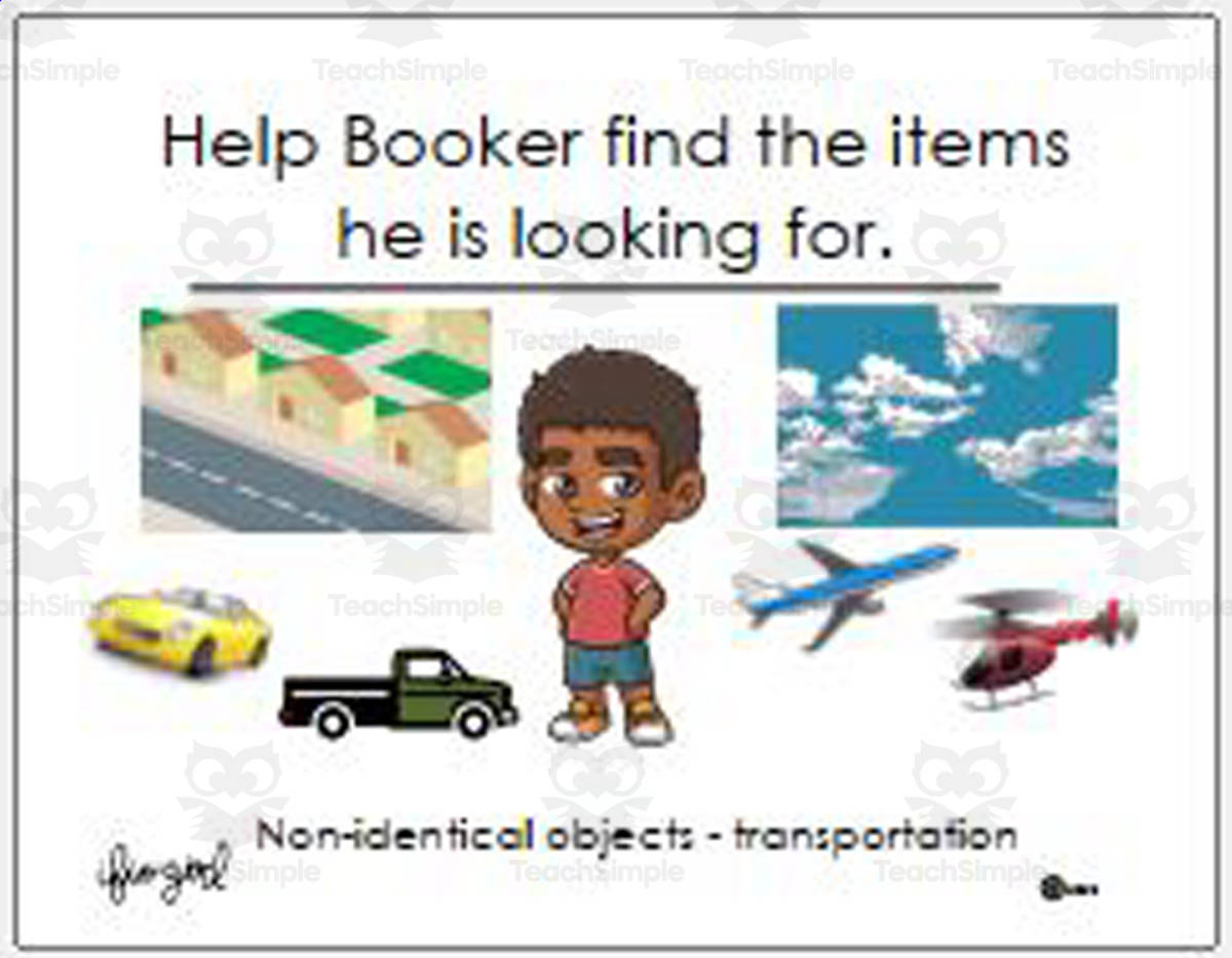 An educational teaching resource from IFIO girl - I'll Figure It Out entitled Sort Transportation: Non-identical sorting/grouping activity downloadable at Teach Simple.