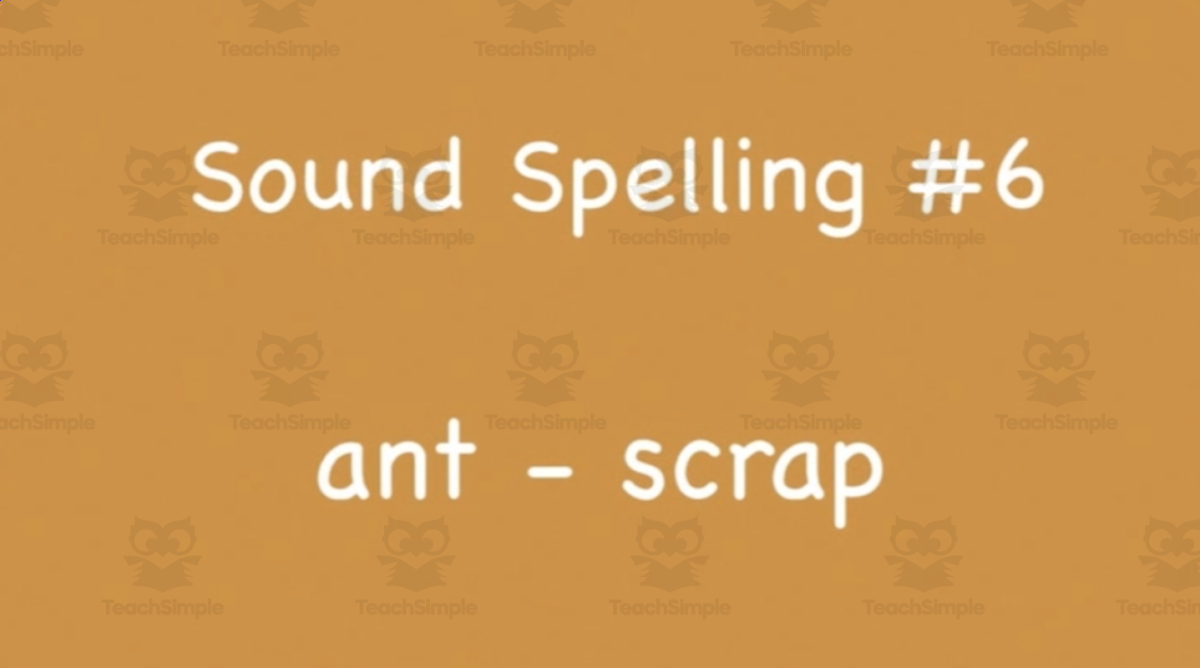 An educational teaching resource from Audio Memory entitled Sound Spelling Song #6 downloadable at Teach Simple.