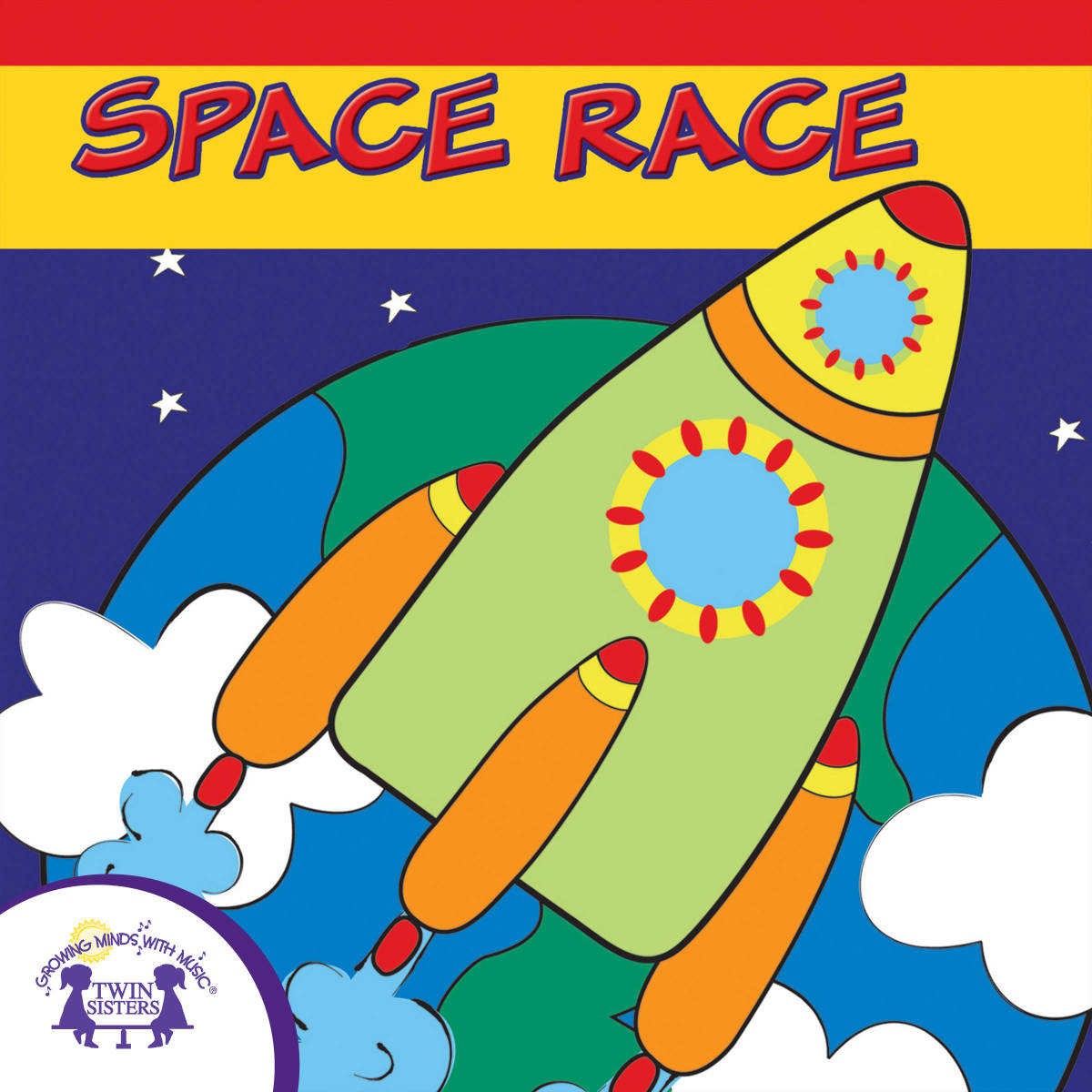 An educational teaching resource from Twin Sisters Digital Media entitled Space Race Songs downloadable at Teach Simple.
