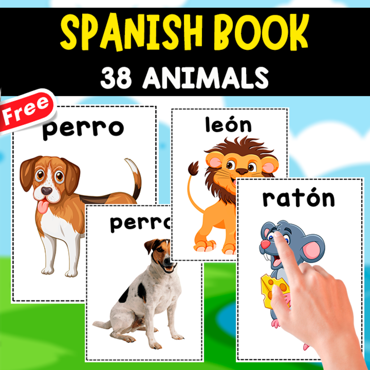 An educational teaching resource from EDITORIAL LAURA EDUCA entitled SPANISH BOOK OF THE ANIMALS | 38 WORDS downloadable at Teach Simple.