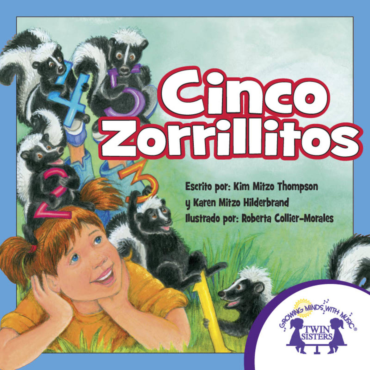 An educational teaching resource from Twin Sisters Digital Media entitled Spanish: Cinco Zorrillitos eBook downloadable at Teach Simple.