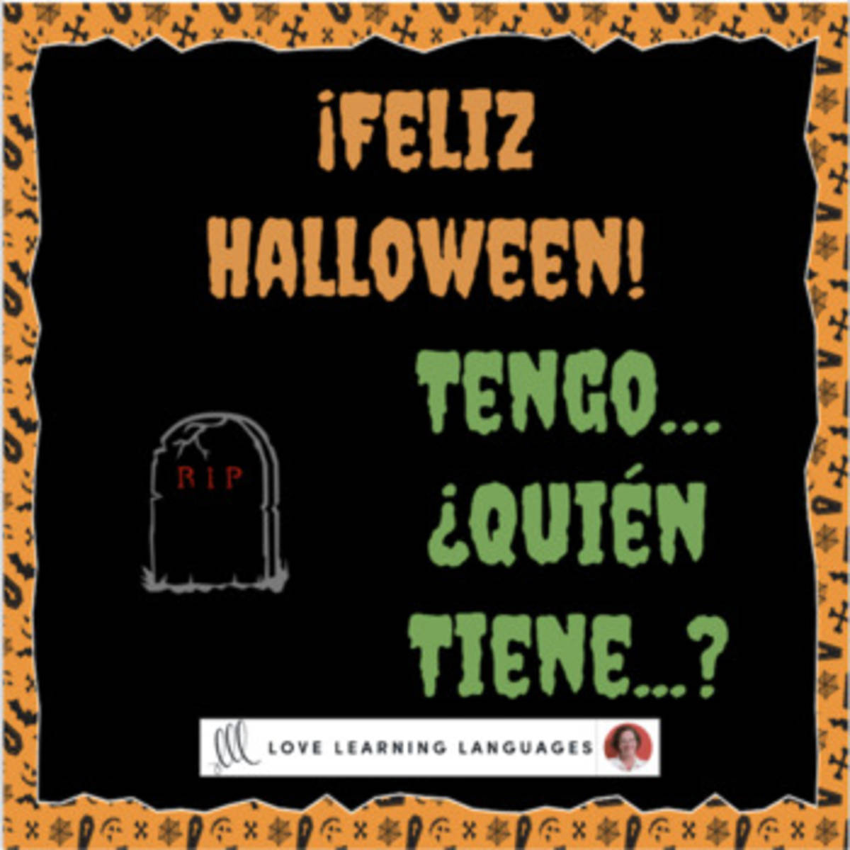 An educational teaching resource from Love Learning Languages entitled Spanish: I Have Who Has? Halloween Game downloadable at Teach Simple.