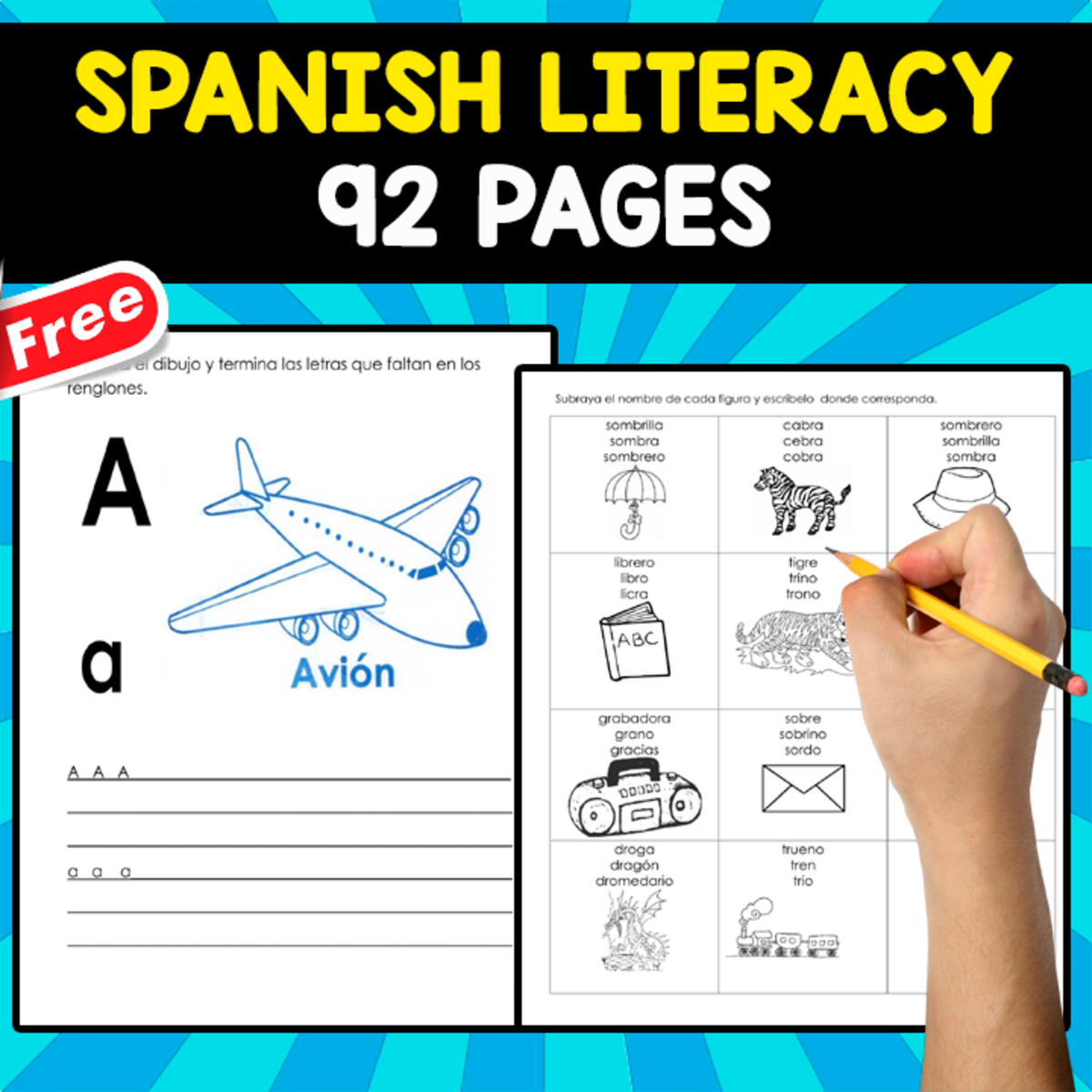 An educational teaching resource from EDITORIAL LAURA EDUCA entitled SPANISH LITERACY BOOK | 92 PAGES downloadable at Teach Simple.