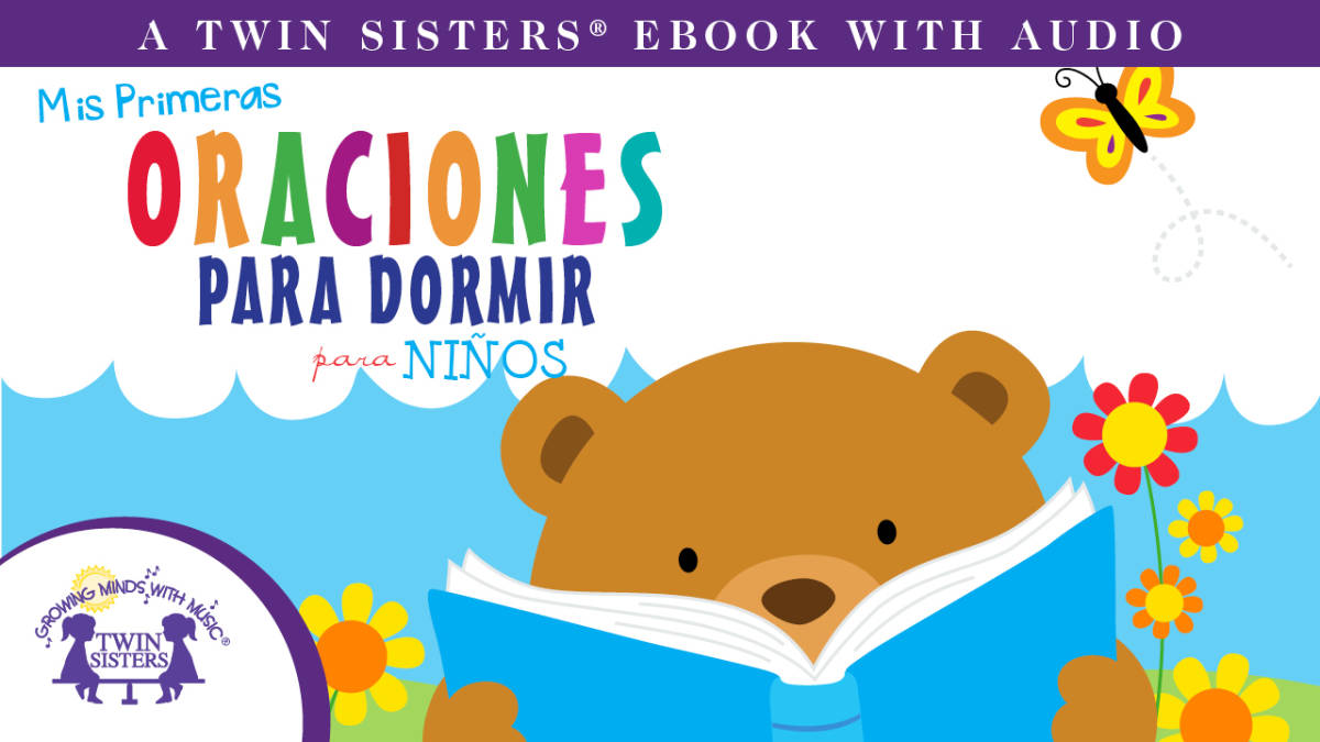 An educational teaching resource from Twin Sisters Digital Media entitled Spanish: Mis Primeras Oraciones Para Dormir para niños Video Storybook downloadable at Teach Simple.