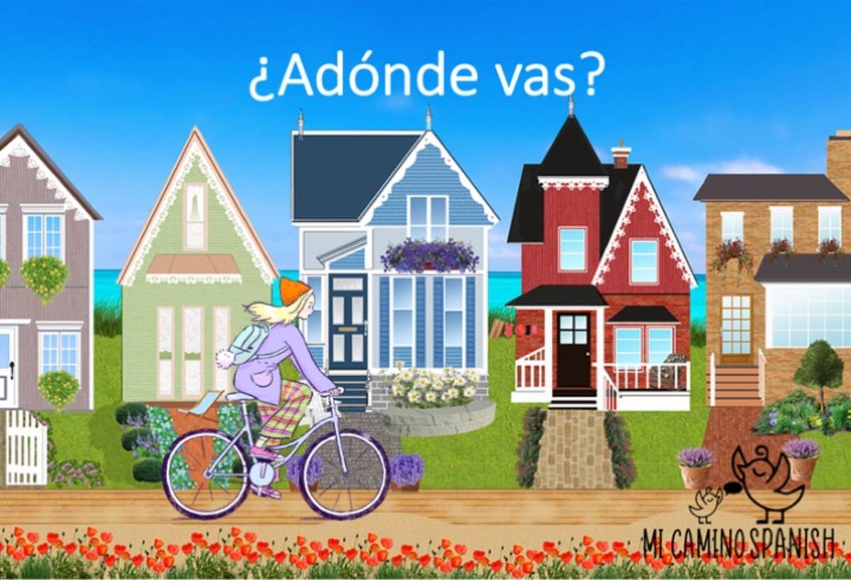 An educational teaching resource from Mi Camino Spanish entitled Spanish: Places  ANIMATED PPT Presentation! downloadable at Teach Simple.