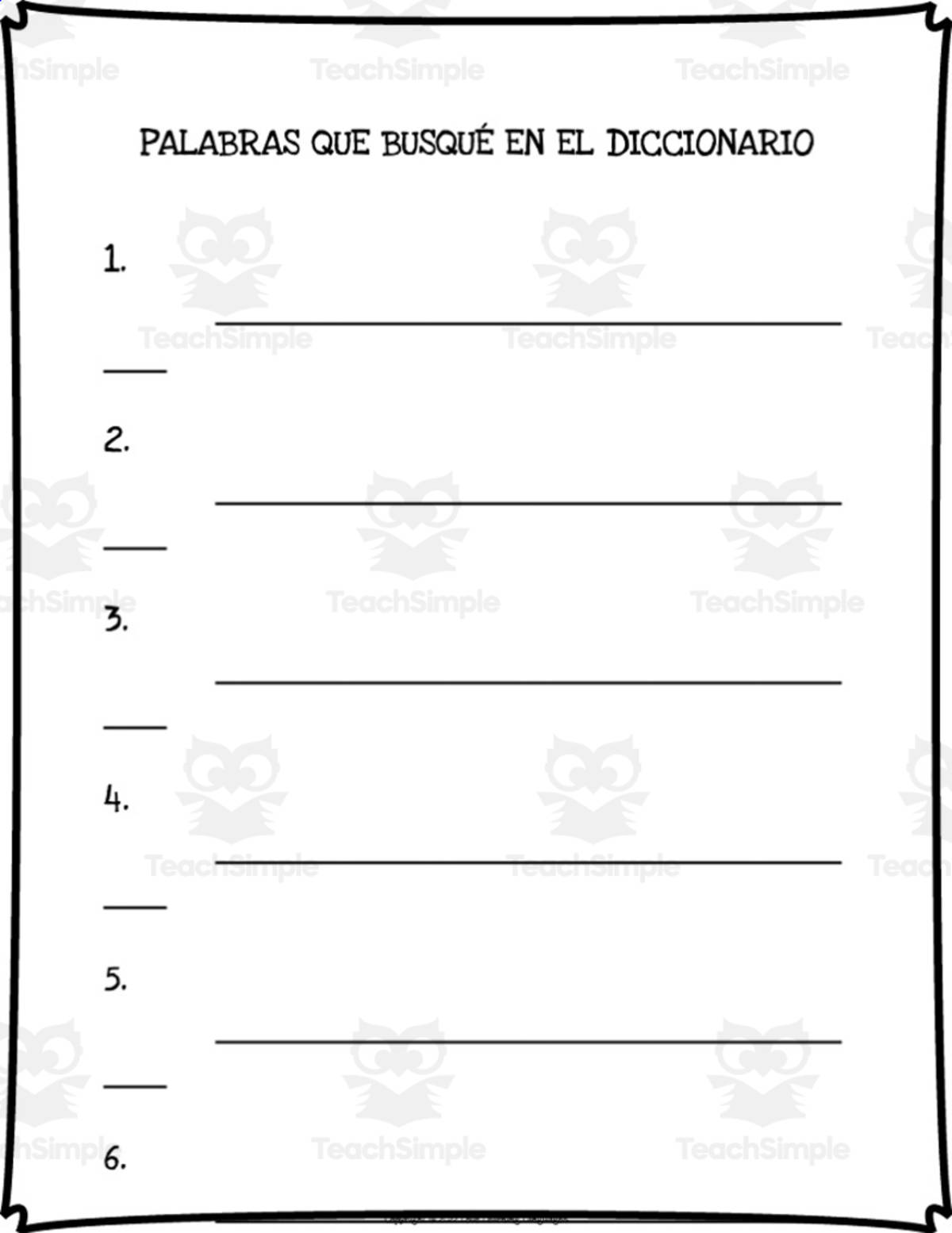 An educational teaching resource from Love Learning Languages entitled Spanish: Primary Writing Program | "In my neighborhood, there are..." (DIGITAL VERSION) downloadable at Teach Simple.