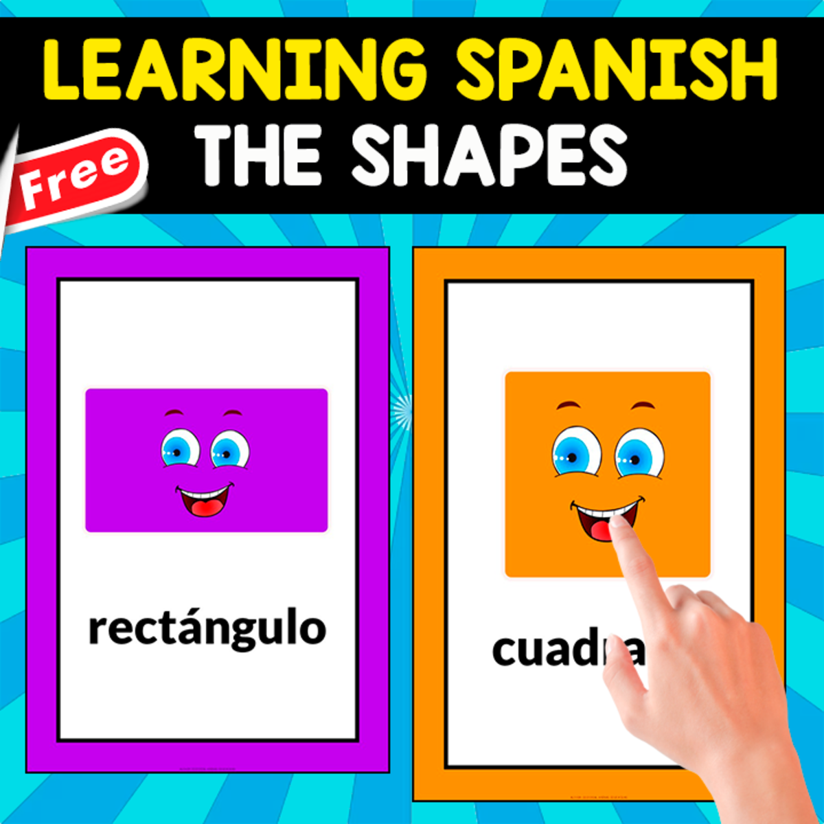 An educational teaching resource from EDITORIAL LAURA EDUCA entitled SPANISH SHAPES | FREE VOCABULARY downloadable at Teach Simple.