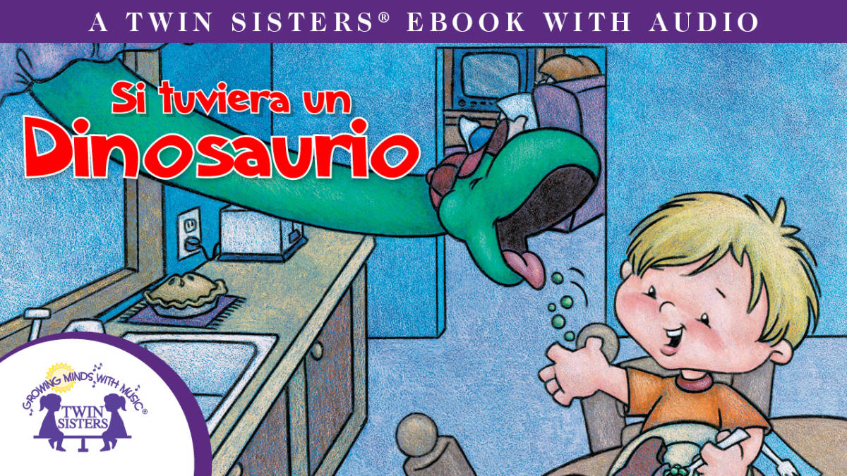 An educational teaching resource from Twin Sisters Digital Media entitled Spanish: Si Tuviera Un Dinosaurio Video Storybook downloadable at Teach Simple.