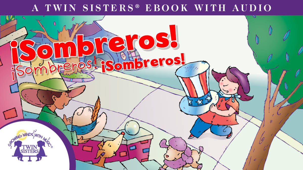 An educational teaching resource from Twin Sisters Digital Media entitled Spanish: ¡Sombreros! ¡Sombreros! ¡Sombreros! Video Storybook downloadable at Teach Simple.