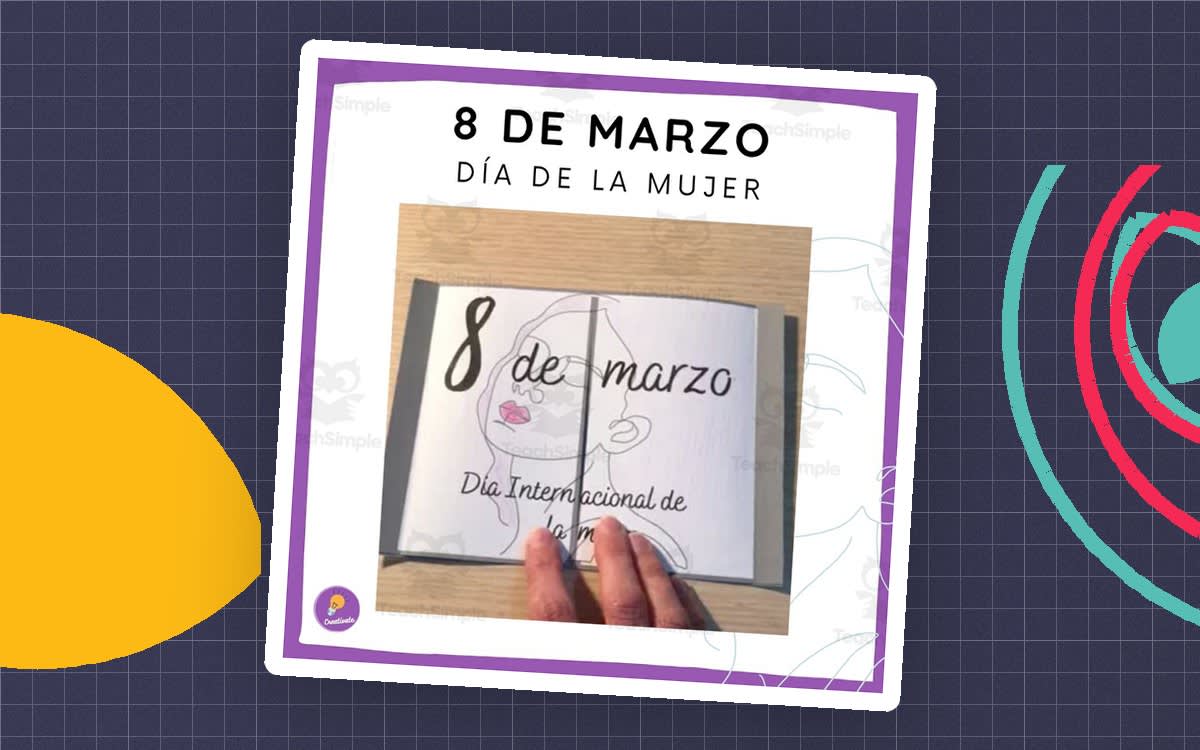 An educational teaching resource from Educación Creativa entitled Spanish: VENTANA - DÍA INTERNACIONAL DE LA MUJER - Women's Day Project downloadable at Teach Simple.