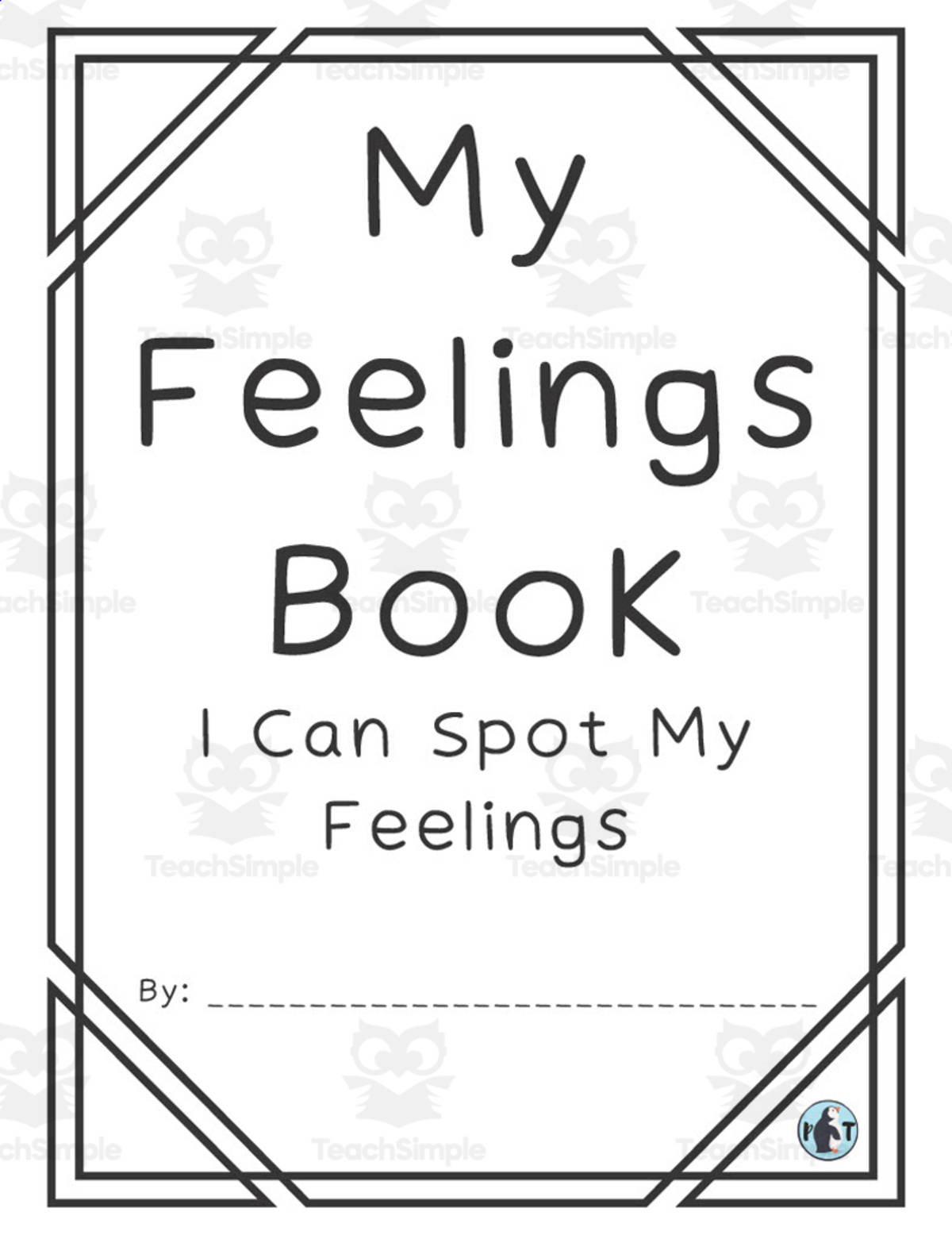 An educational teaching resource from Penguin Teacher Store entitled Spot Emotion Book downloadable at Teach Simple.
