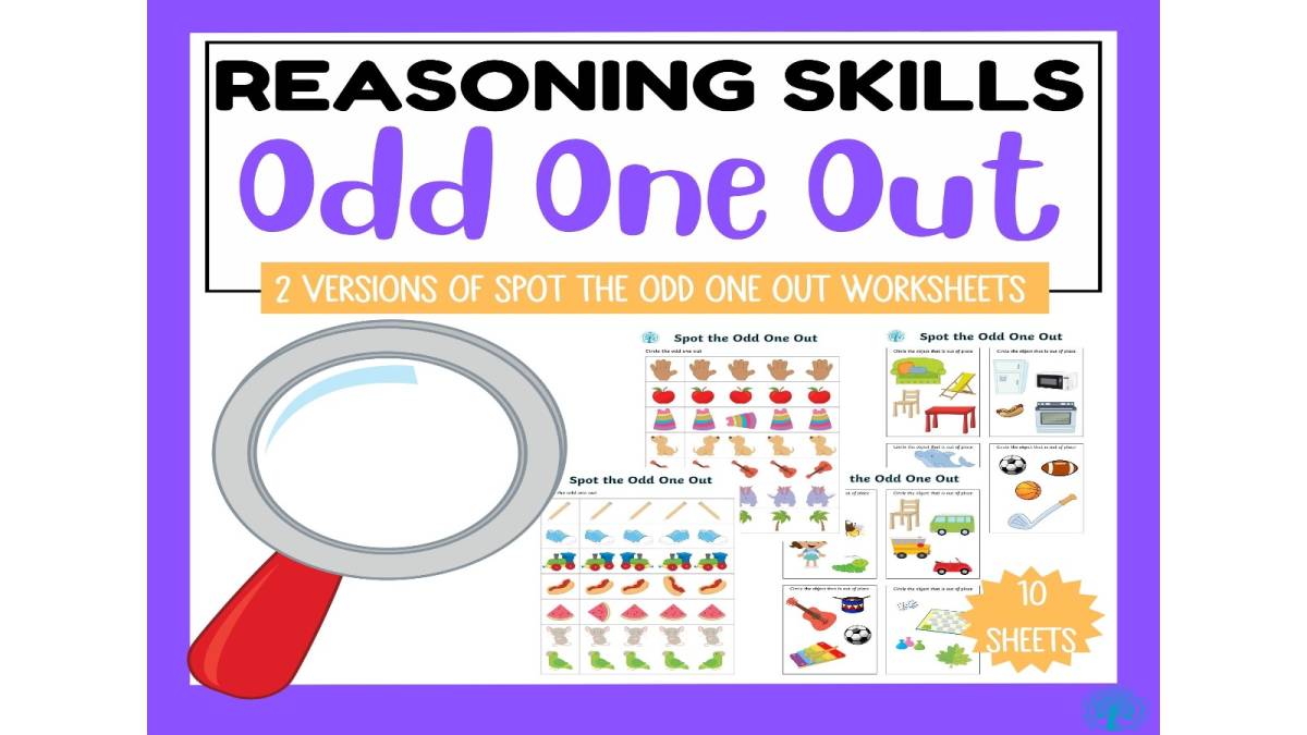 An educational teaching resource from SEN Resource Source entitled Spot the Odd One Out Worksheets downloadable at Teach Simple.