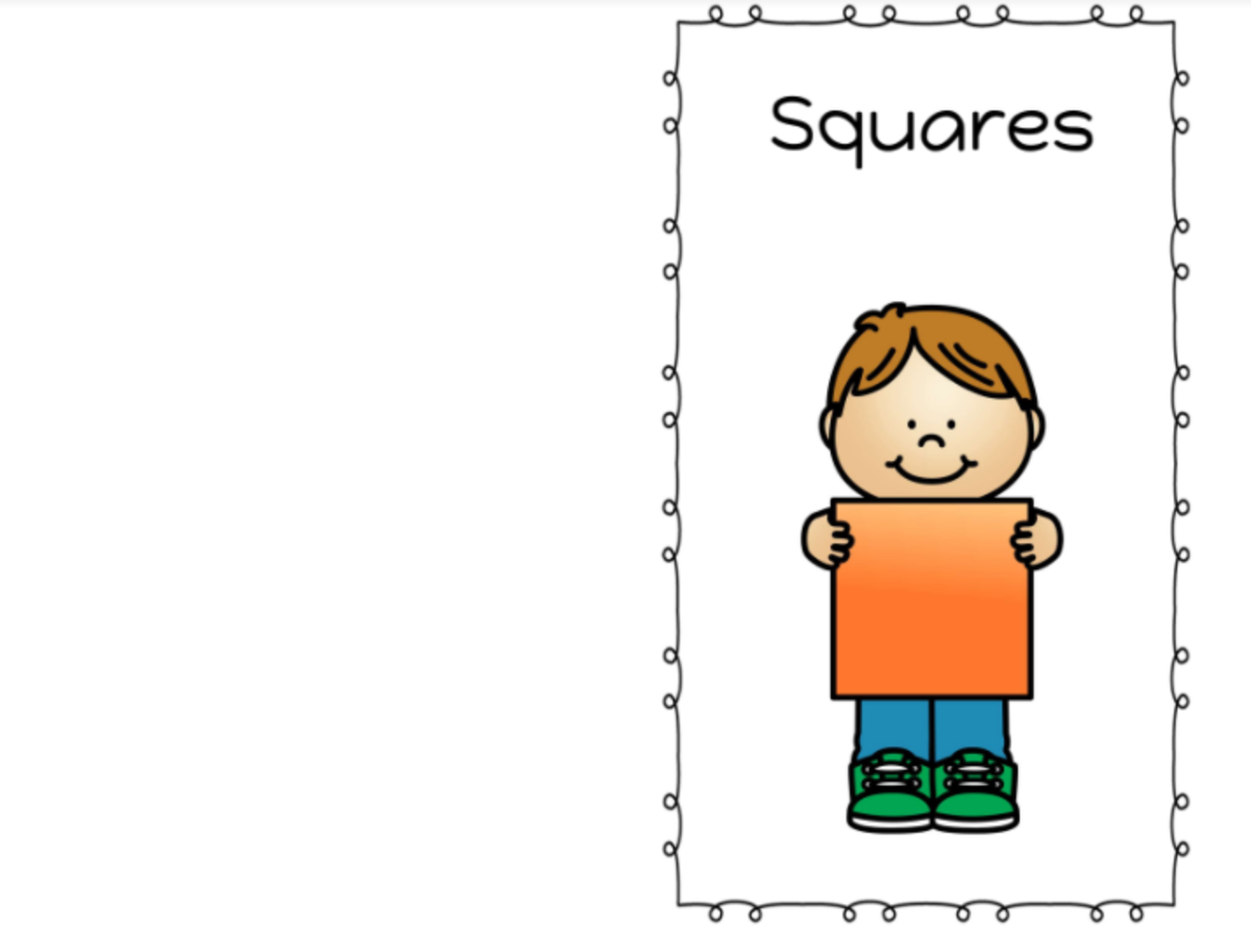 An educational teaching resource from My Kind of Crazy entitled Square Shape Packet Printable Activity Book downloadable at Teach Simple.