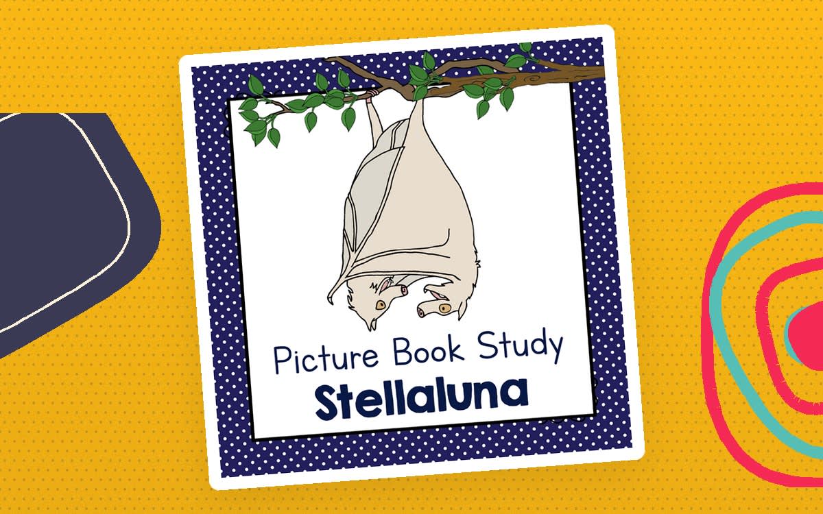 An educational teaching resource from Simply Schoolgirl entitled "Stellaluna" | Picture Book Study downloadable at Teach Simple.