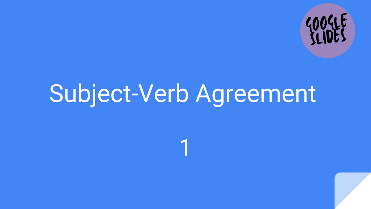An educational teaching resource from Cored Education entitled Subject-Verb Agreement Sample Lesson - Grammar Grade 5-6 (Slides) downloadable at Teach Simple.