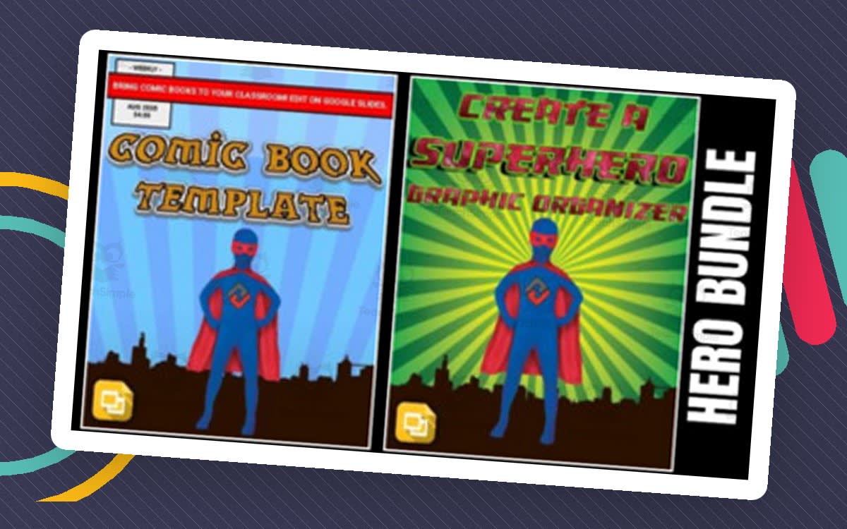 An educational teaching resource from Roombop entitled Superhero Activity Bundle downloadable at Teach Simple.