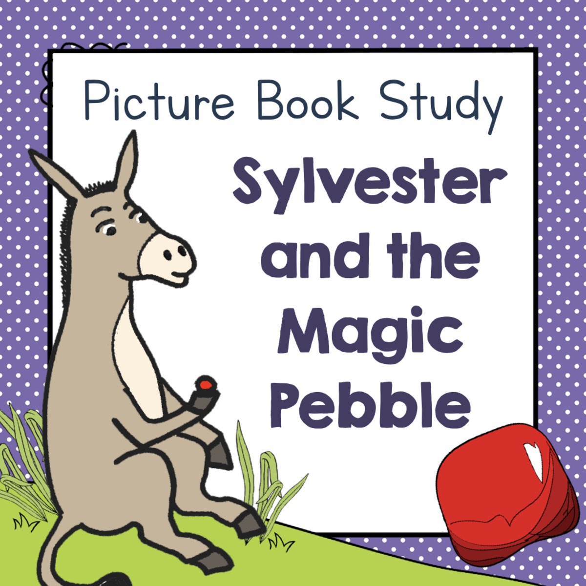 An educational teaching resource from Simply Schoolgirl entitled "Sylvester and the Magic Pebble" | Picture Book Study downloadable at Teach Simple.