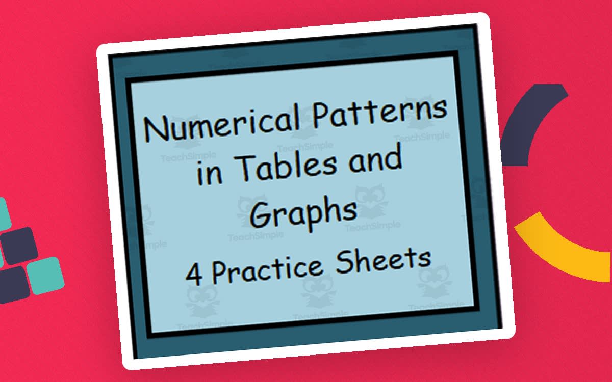 An educational teaching resource from Math Resources With Rigor entitled Tables and Graphs: Numerical Patterns downloadable at Teach Simple.