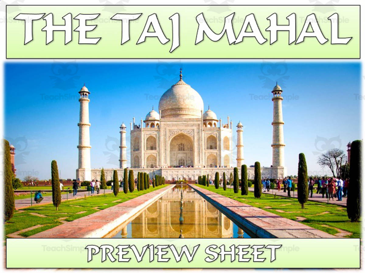 An educational teaching resource from Mr Gray History entitled Taj Mahal downloadable at Teach Simple.
