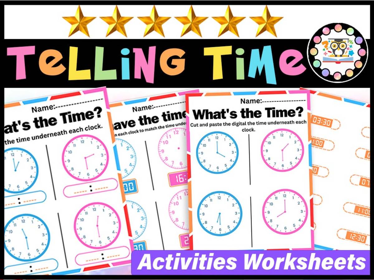 An educational teaching resource from LAMO entitled Telling Time Worksheets |Telling Time to the Minute |Memory Match Math downloadable at Teach Simple.