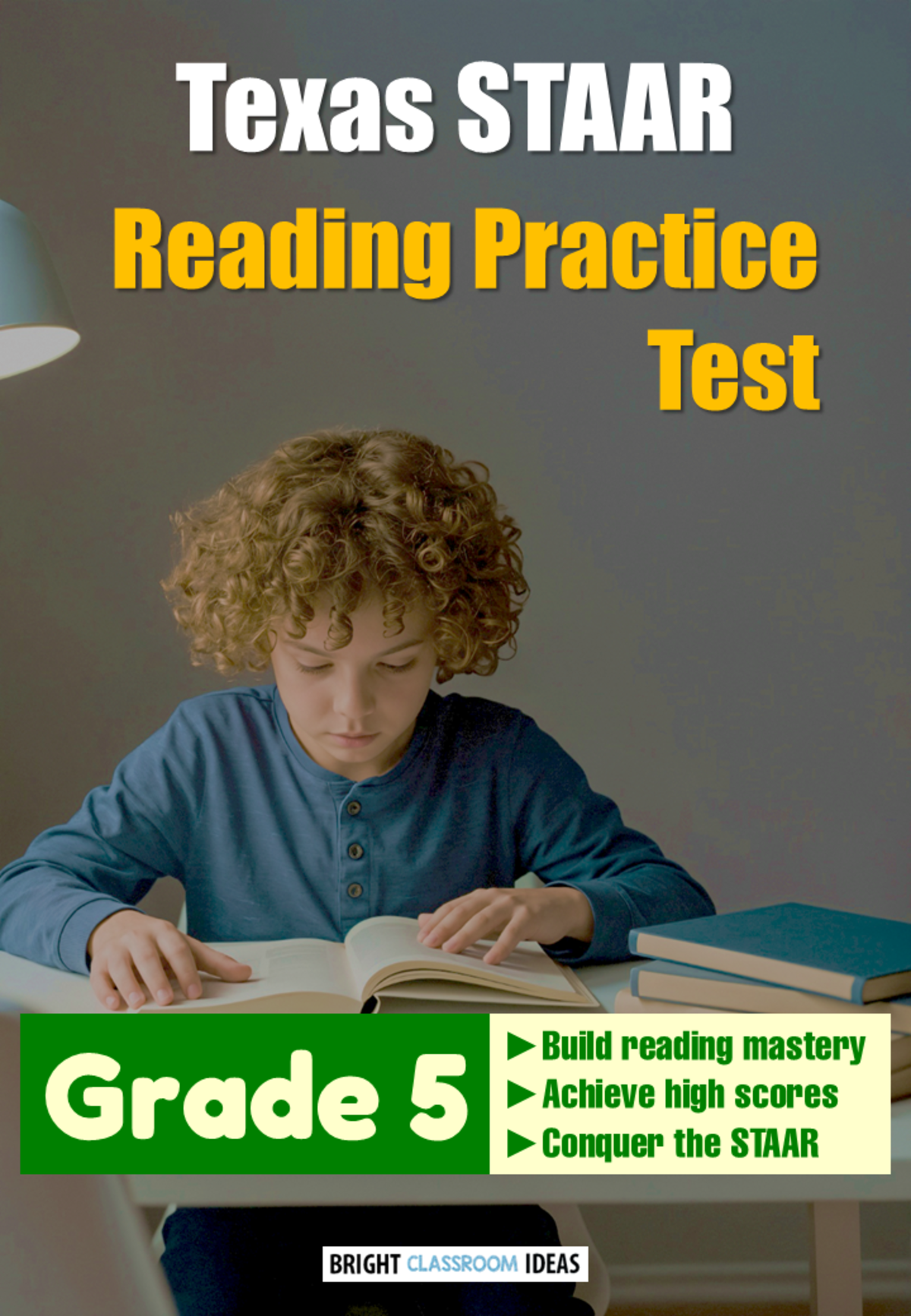 An educational teaching resource from Bright Classroom Ideas Marketplace entitled Texas STAAR Reading Practice Test for Grade 5 downloadable at Teach Simple.