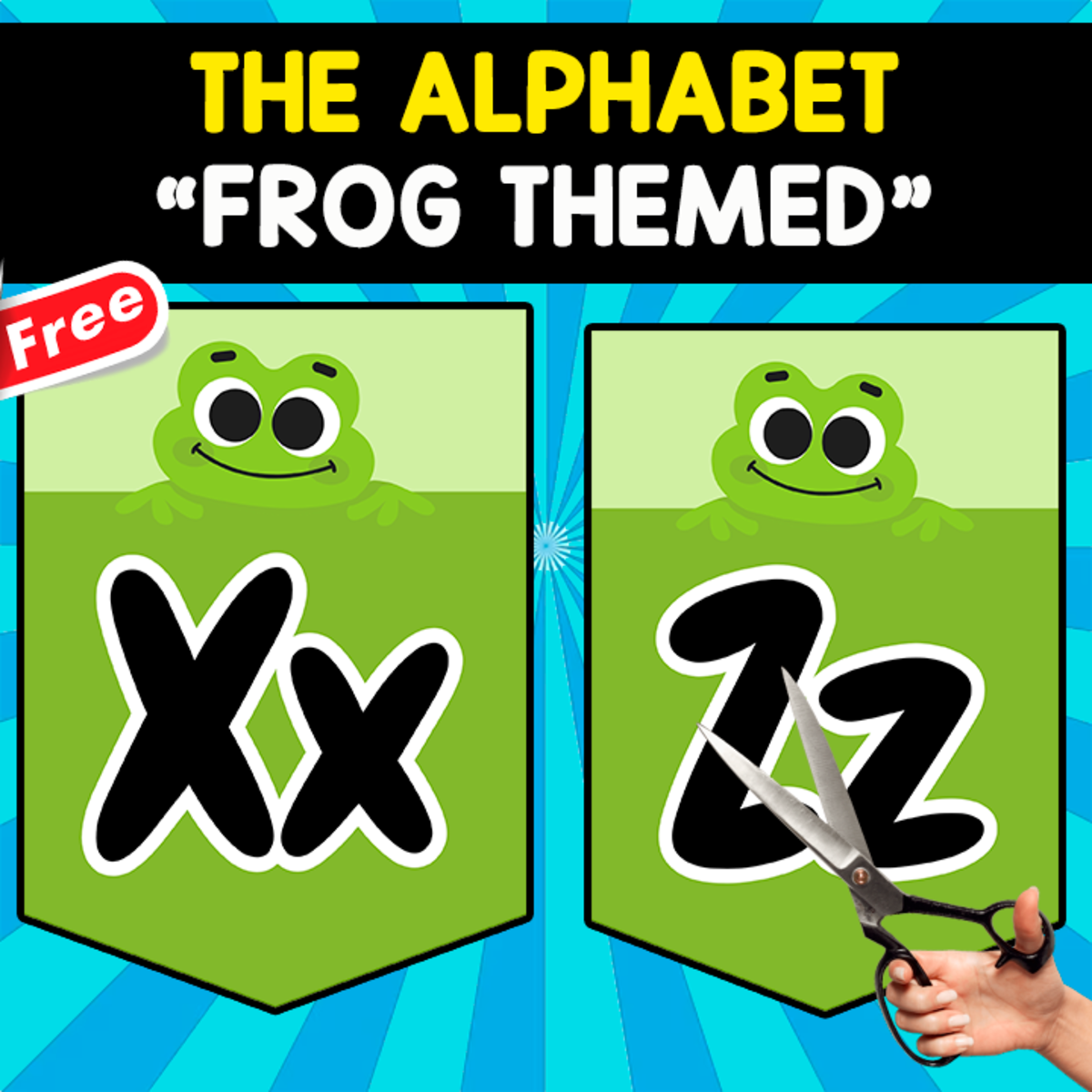 An educational teaching resource from EDITORIAL LAURA EDUCA entitled THE ALPHABET DECOR | FROG THEMED downloadable at Teach Simple.