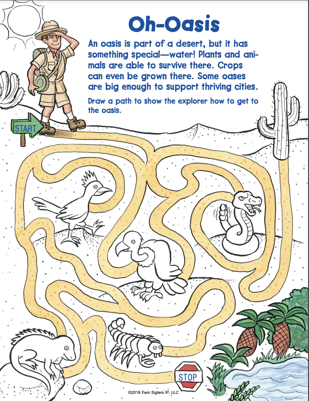 An educational teaching resource from Twin Sisters Digital Media entitled The Amazing Earth Mazes: Volume 4 Activity Book downloadable at Teach Simple.