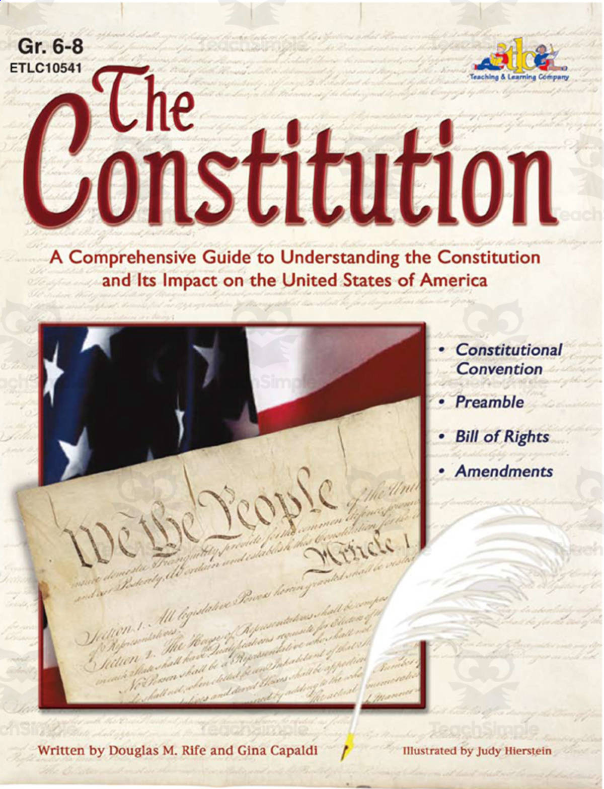 An educational teaching resource from Classroom Complete Press entitled The Constitution: A Comprehensive Guide | Understanding the Constitution downloadable at Teach Simple.