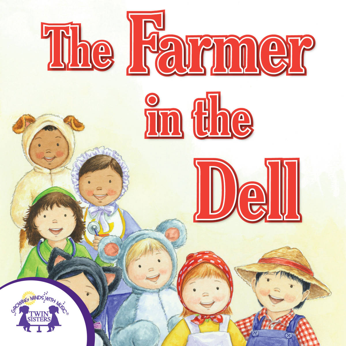 An educational teaching resource from Twin Sisters Digital Media entitled The Farmer in the Dell Songs downloadable at Teach Simple.
