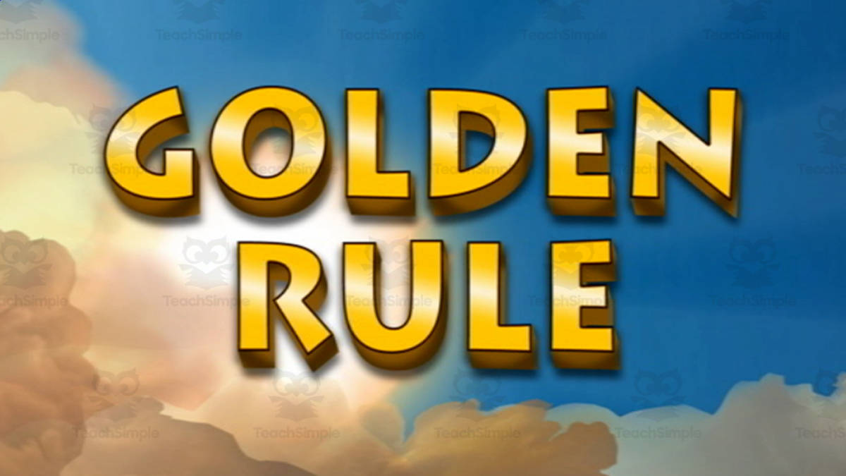 An educational teaching resource from Ethics4Schools entitled The Golden Rule: Word Search and Music Video downloadable at Teach Simple.