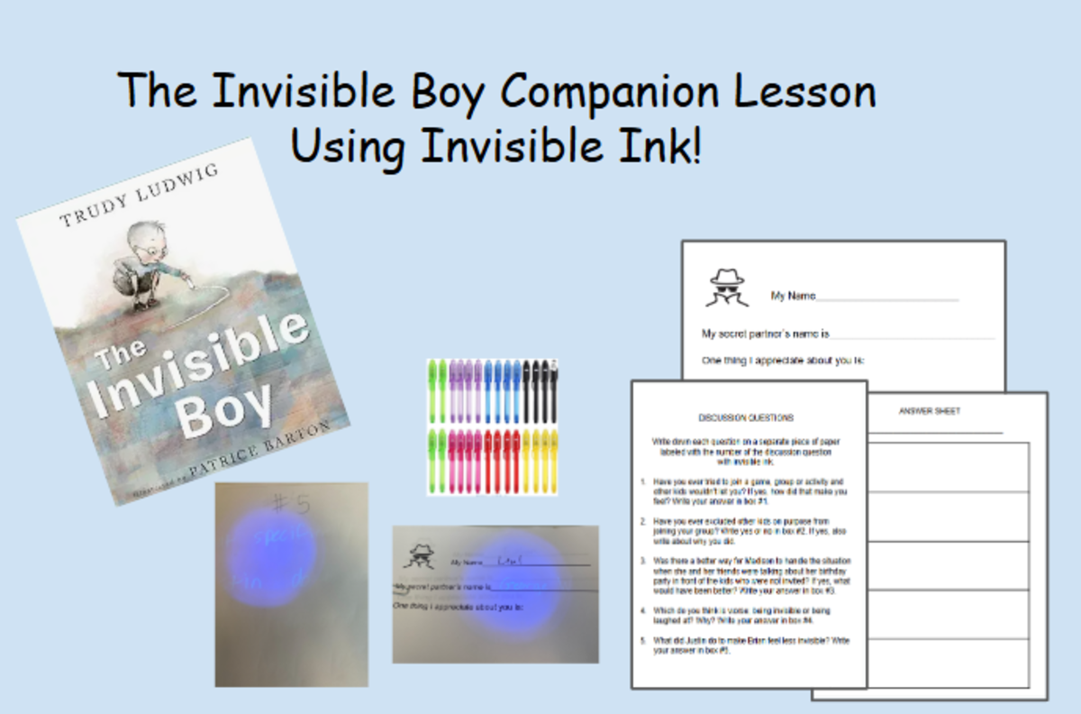 An educational teaching resource from Jennifer Moyer Taylor entitled The Invisible Boy by Trudy Ludwig SEL Lesson downloadable at Teach Simple.
