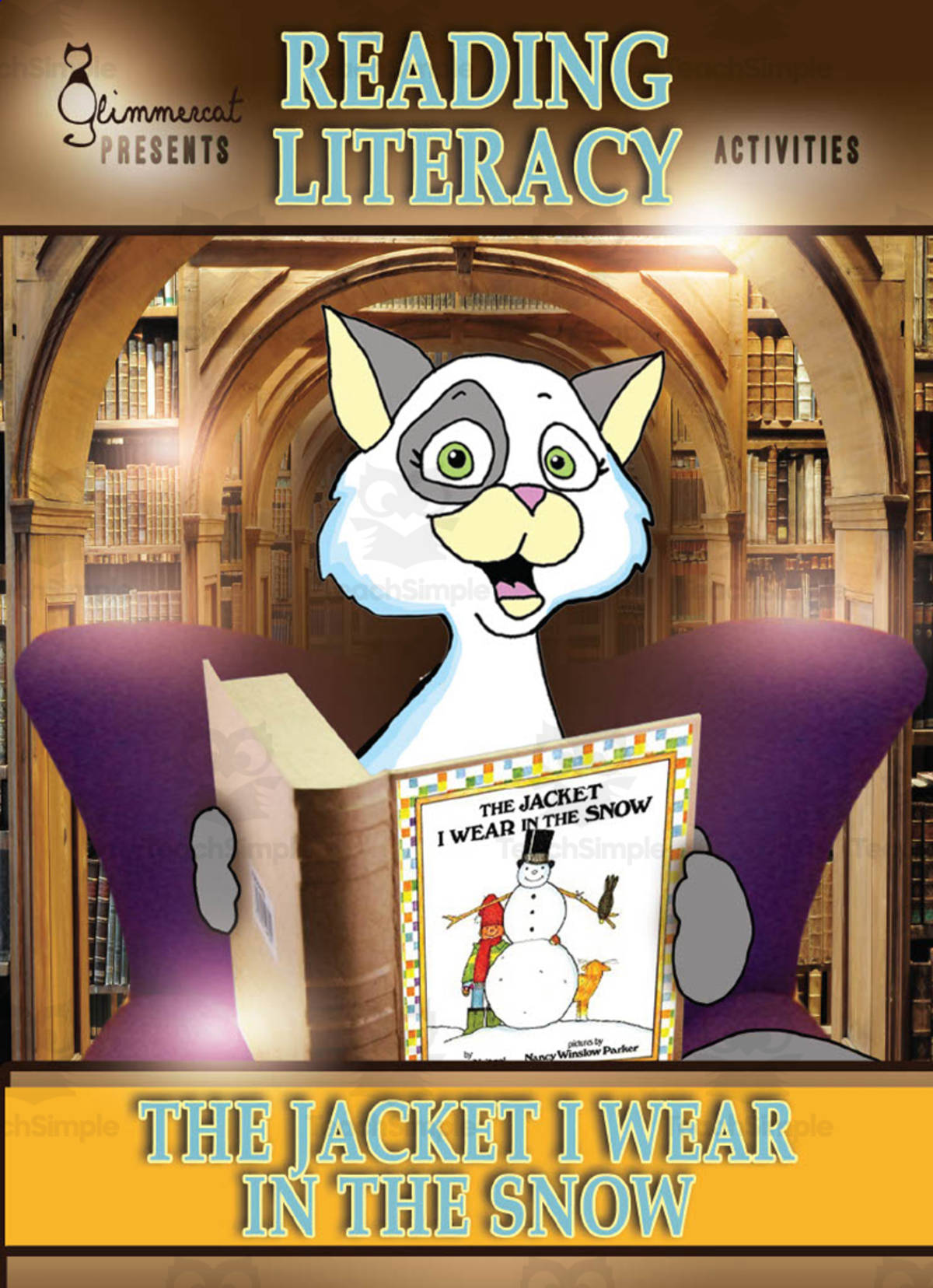 An educational teaching resource from Glimmercat Education entitled The Jacket I Wear In The Snow Reading Literacy Packet downloadable at Teach Simple.
